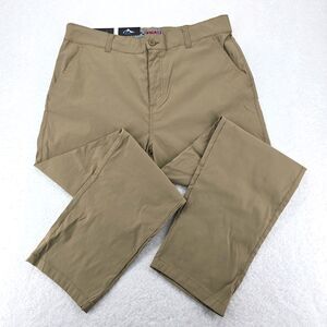 Denali Classic American Technical Stretch Mens Pants Size 38W 30L Brown Color‎
